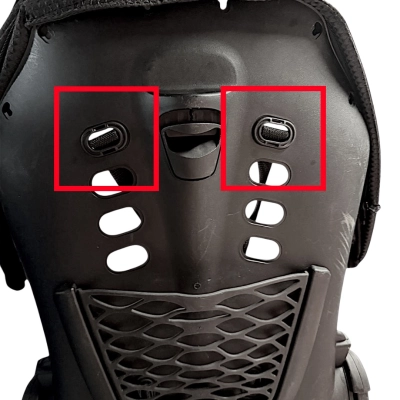 Szelki do wózka JUNAMA V2 czarne | przelotka owal wciskana